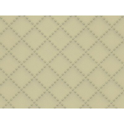 Kunstleder Stepp Mini Karo creme