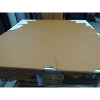 Lederhaut Polsterleder Farbe cognac Rindleder Semi-Anilin 5,12 qm