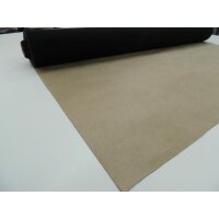 Polsterstoff Vintage Look Farbe beige Microfaser Stoff Möbelstoff ab 1 lfm.