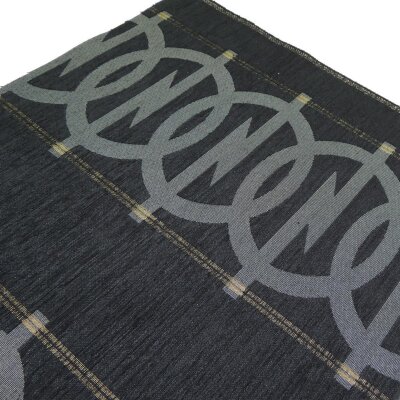 Autostoff Oldtimer schwarz Opel Logo Manta Ascona 400