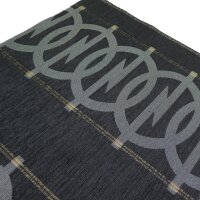 Autostoff Oldtimer schwarz Opel Logo Manta Ascona 400