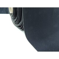 Schaumstoff klettf&auml;hig 2 mm schwarz