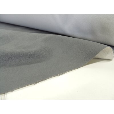 Solara Polsterstoff Microfaser Wildleder grau