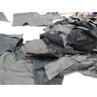 Premium Leder Z 75 Semi-Anilin schwarz Abrisse