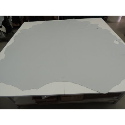 Polsterleder Siena Semianilin SALE hellgrau 4,95 qm