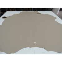 Lederhaut Polsterleder Puerto Farbe beige natur Rindleder gedecktes Leder 4,22 qm
