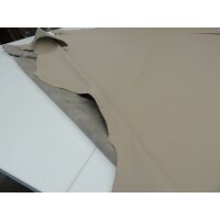 Lederhaut Polsterleder Puerto Farbe beige natur Rindleder gedecktes Leder 4,22 qm