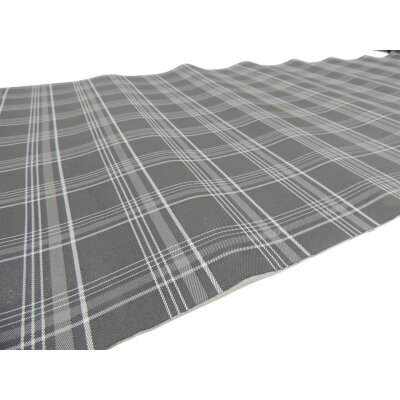 Autostoff VW Golf GTD Clark anthrazit schwarz mit grauen Streifen und 3 mm Schaum und Charmeuse