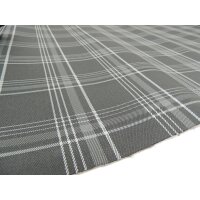 Autostoff VW Golf GTD Clark anthrazit schwarz mit grauen Streifen und 3 mm Schaum und Charmeuse